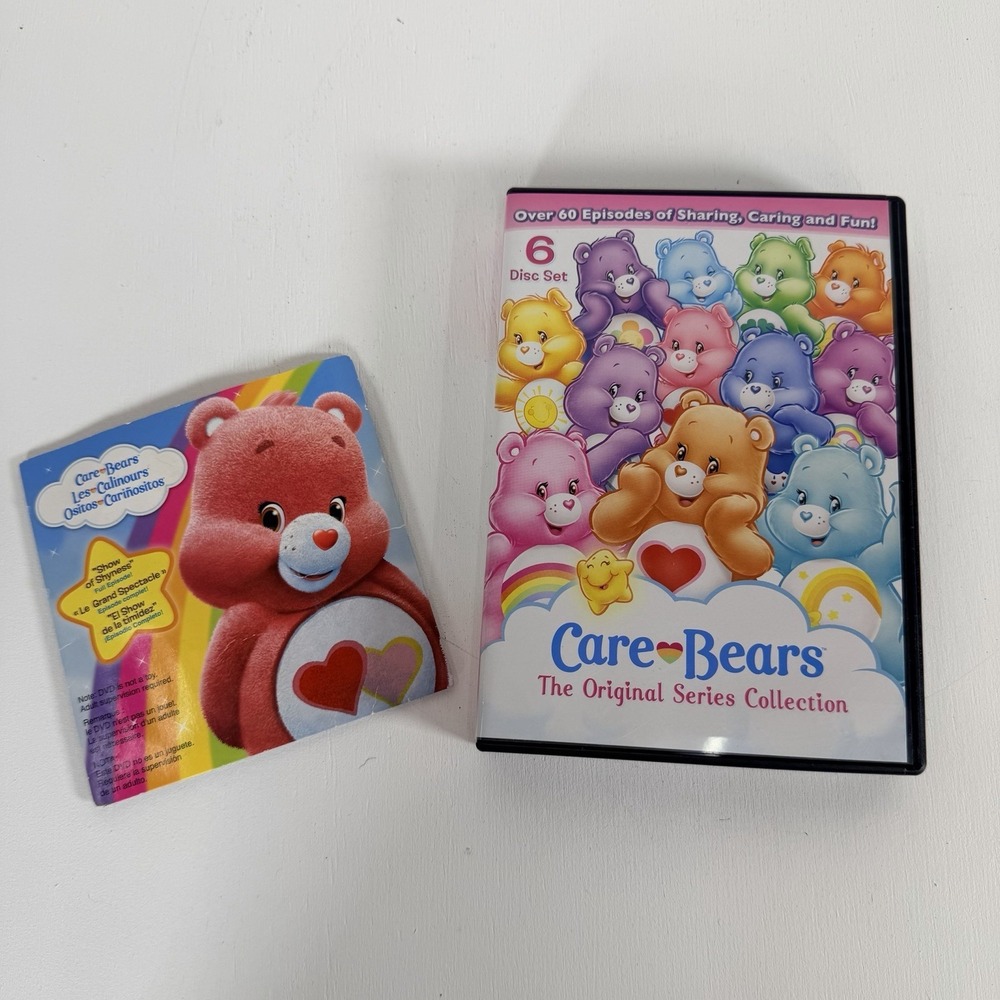 Care Bears The Original Series Collection 6-DVD Box Set + Bonus Disc - Rare